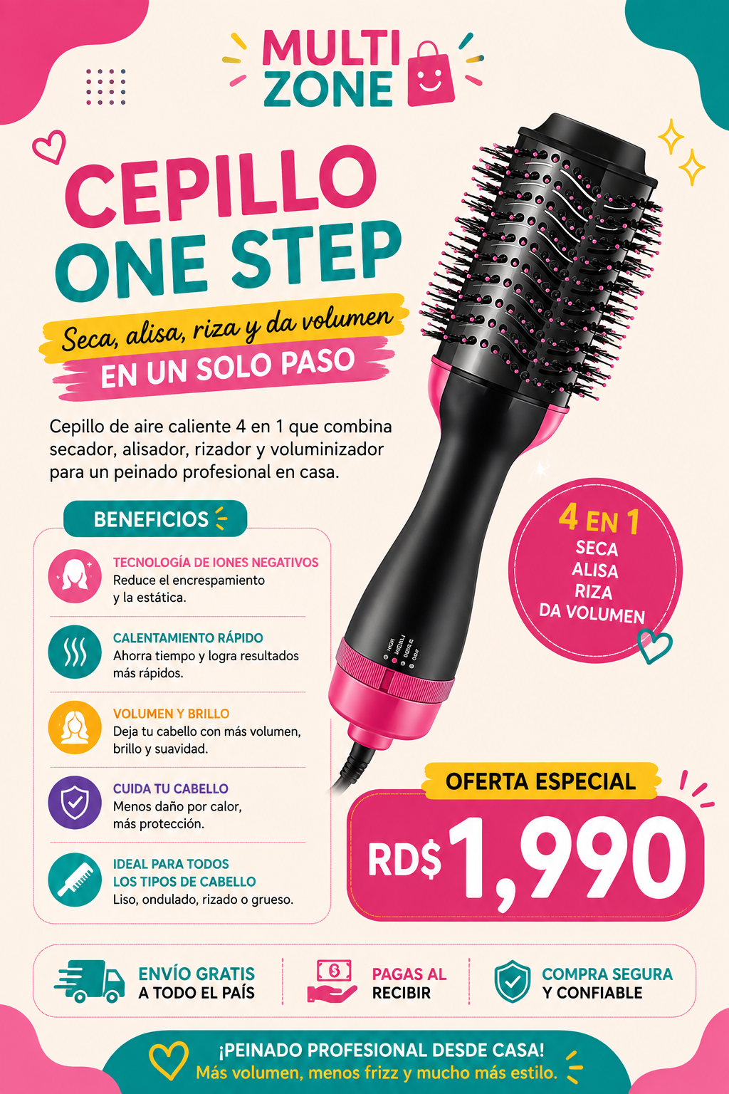 CEPILLO ONE STEP