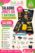 TALADRO JBN21-06 2 BATERÍAS