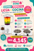 OFERTA DE ESTUFA ELÉCTRICA + LICUADORA
