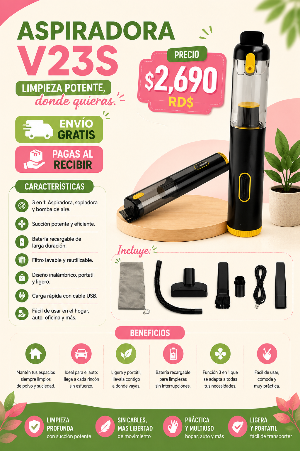 ASPIRADORA V23S