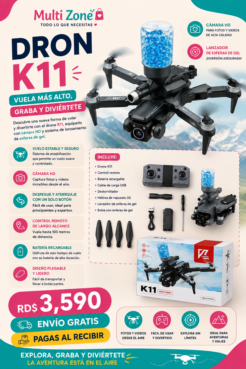 DRON K11