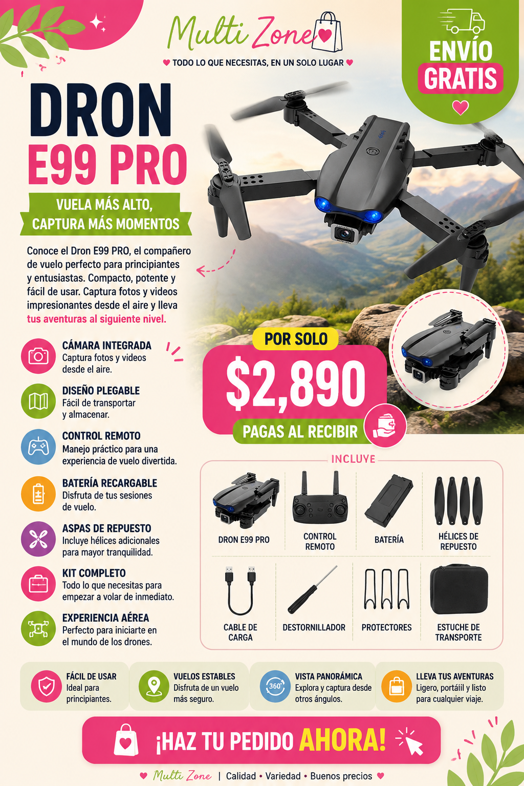 DRON E99 PRO