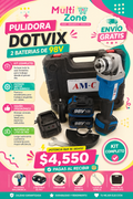 PULIDORA DOTVIX 2 BATERIAS DE 98V