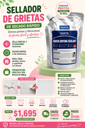 🔧 SELLADOR DE GRIETAS DE SECADO RÁPIDO 500GR