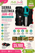 SIERRA ELECTRICA JAM-412 2 BATERIAS